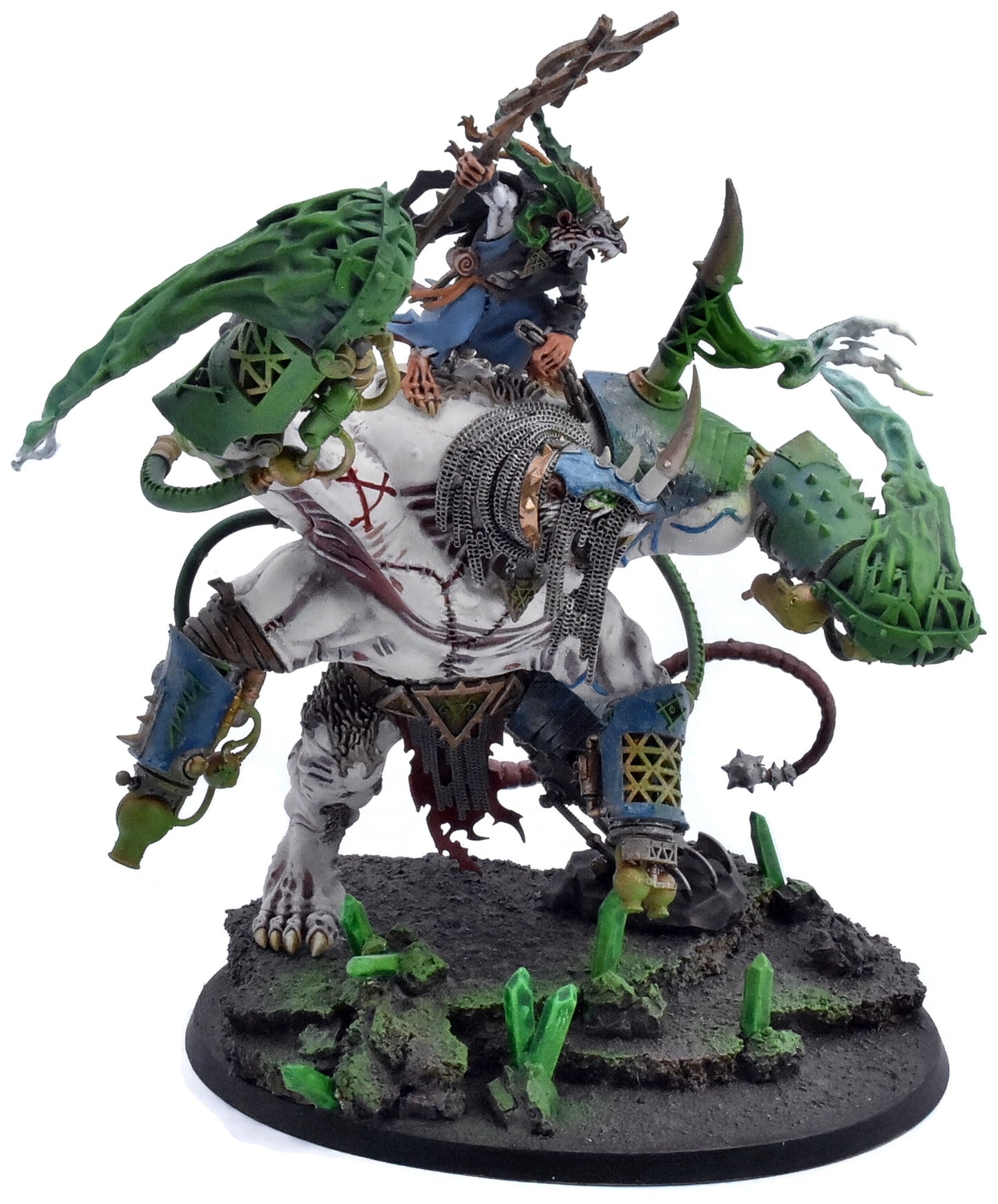 SKAVEN Thanquol and Boneripper #1 WELL PAINTED Warhammer Sigmar 6461