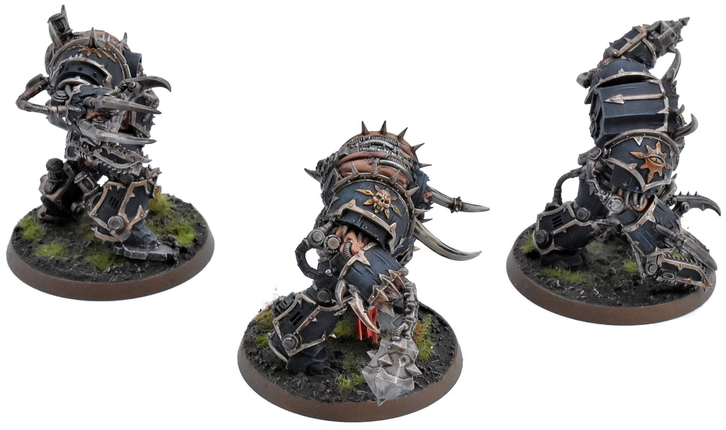 CHAOS SPACE MARINES 3 Obliterators #1 COMMISSION PRO PAINTED Warhammer 40K 6485
