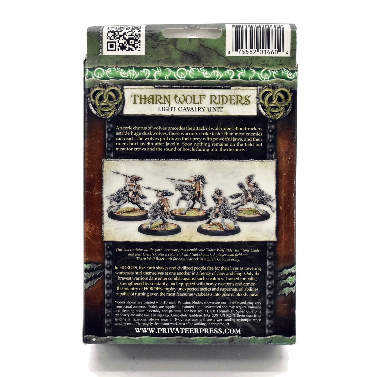 CIRCLE ORBOROS Tharn Wolf Riders #1 METAL Warmachine & Hordes New 2114