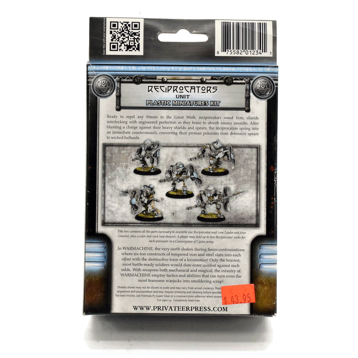 CONVERGENCE OF CYRISS Reciprocators #1 Warmachine & Hordes New 2121