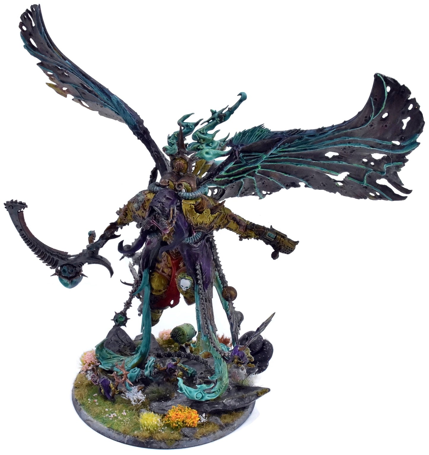 DEATH GUARD Mortarion #1 WELL PAINTED Warhammer 40K 6591