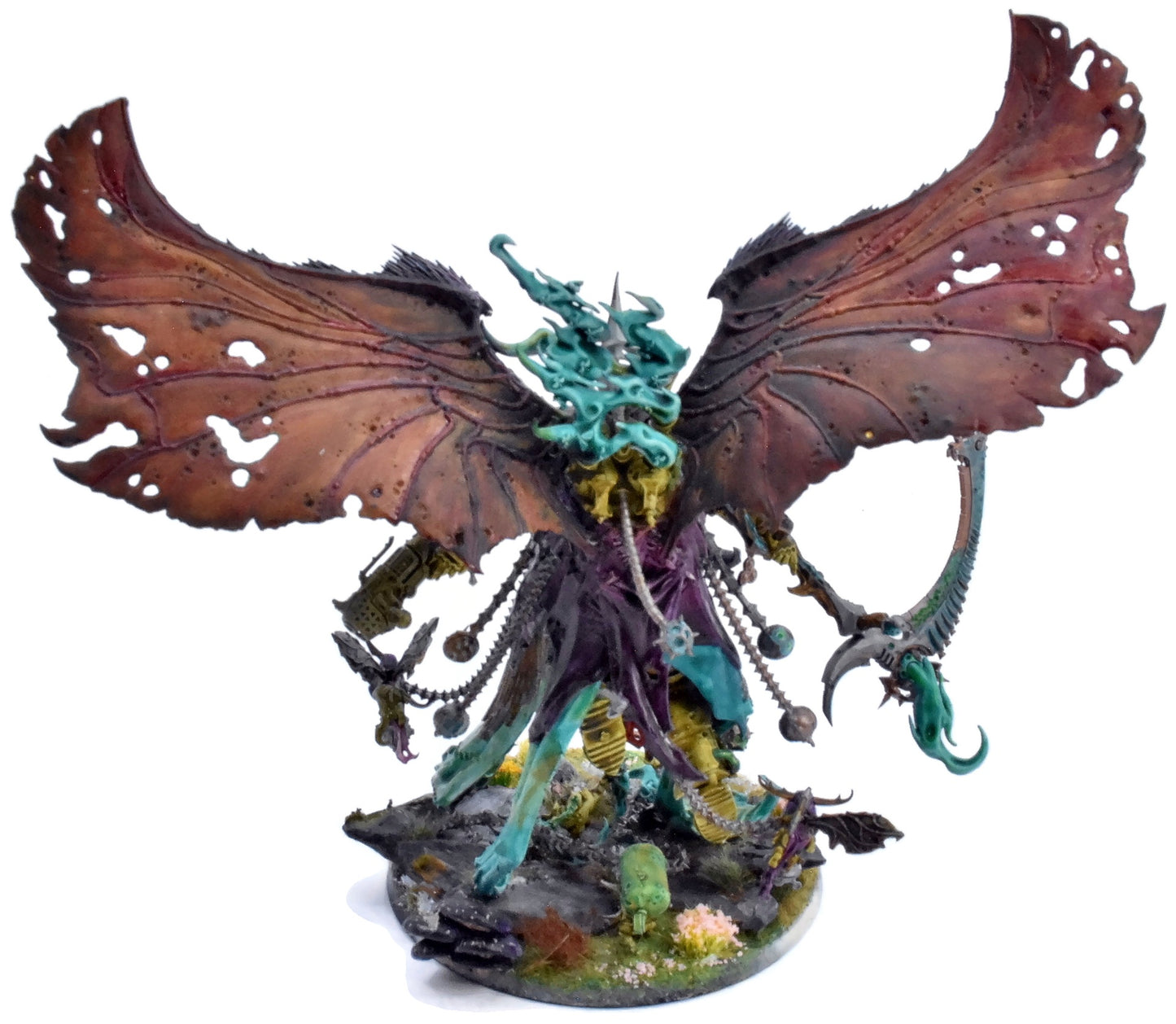 DEATH GUARD Mortarion #1 WELL PAINTED Warhammer 40K 6591