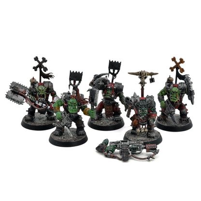 ORKS 5 Ork Nobz #2 Warhammer 40K 2190