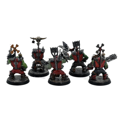 ORKS 5 Ork Nobz #2 Warhammer 40K 2190