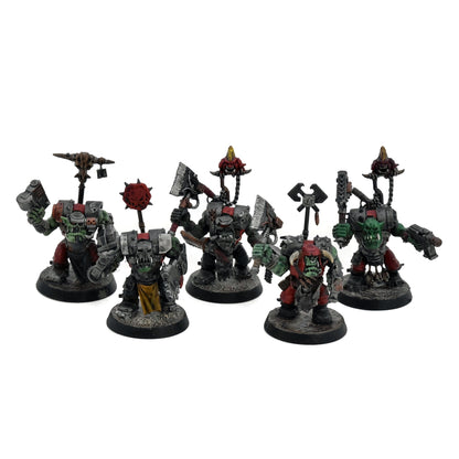 ORKS 5 Ork Nobz #1 Warhammer 40K 2237