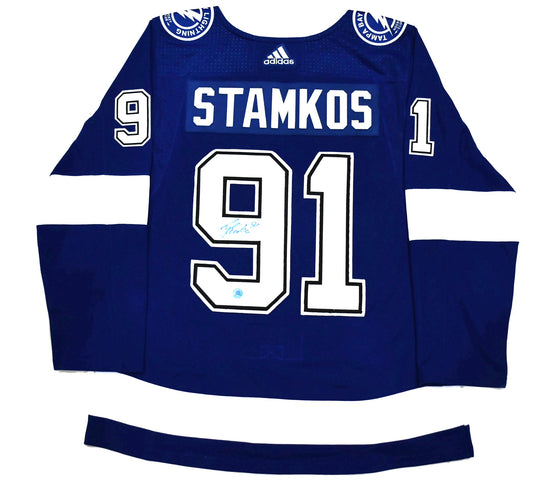 Steven Stamkos Autographed Tampa Bay Lightning Jersey Stanley Cup Final 2020 AJ Sports