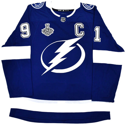 Steven Stamkos Autographed Tampa Bay Lightning Jersey Stanley Cup Final 2020 AJ Sports