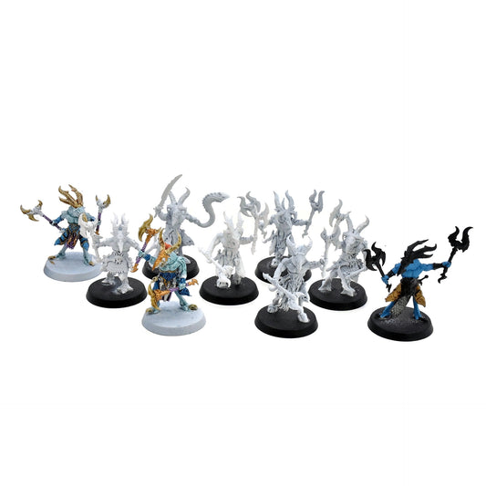 DISCIPLES OF TZEENTCH 9 Tzaangors #1 Warhammer Sigmar 5350