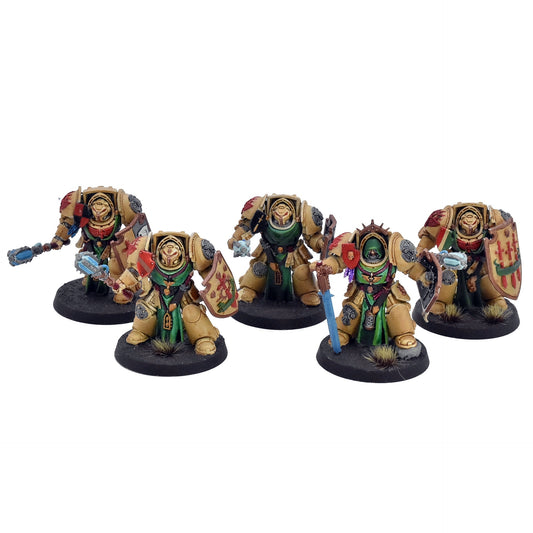 DARK ANGELS 5 Deathwing Knights #1 WELL PAINTED Warhammer 40K 5374