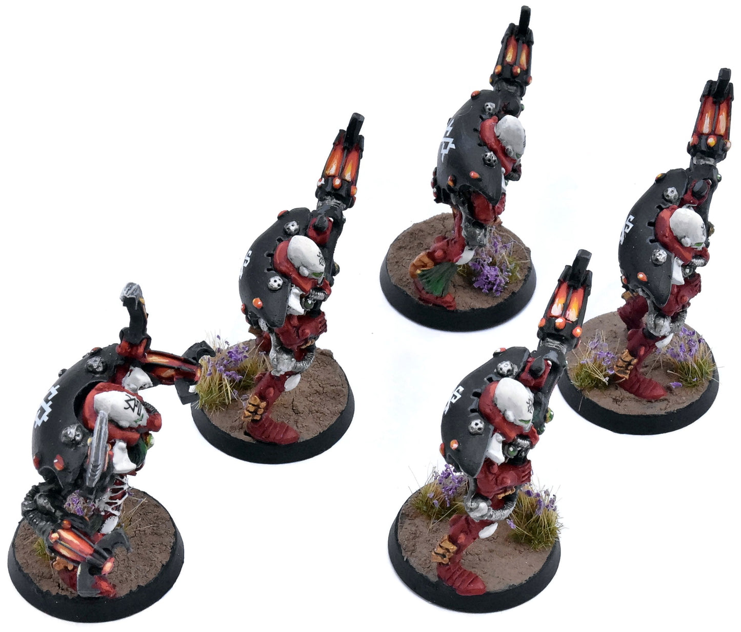 AELDARI 5 Warp Spiders #2 PRO PAINTED Warhammer 40K 6942