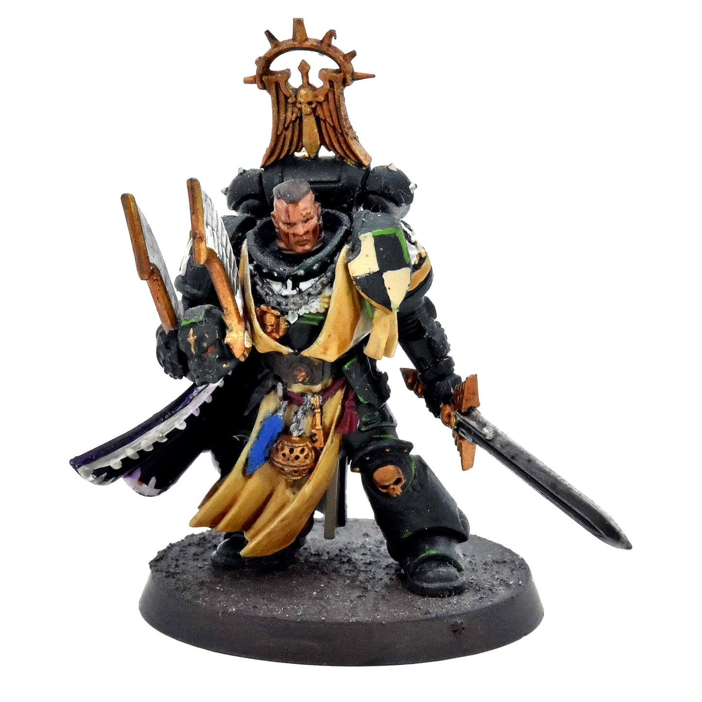 DARK ANGELS Master Lazarus #1 WELL PAINTED Warhammer 40K 5497