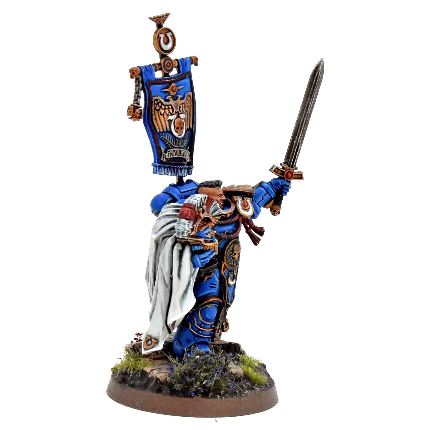 SPACE MARINES Ultramarines Cato Sicarius #1 COMMISSION PRO PAINTED 40K