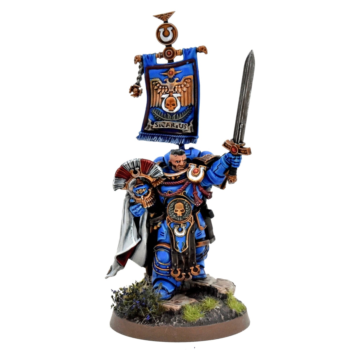 SPACE MARINES Ultramarines Cato Sicarius #1 COMMISSION PRO PAINTED 40K