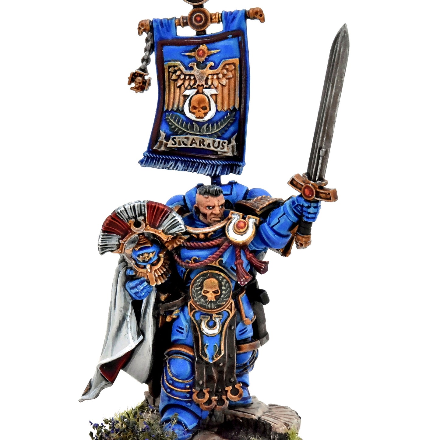 SPACE MARINES Ultramarines Cato Sicarius #1 COMMISSION PRO PAINTED 40K
