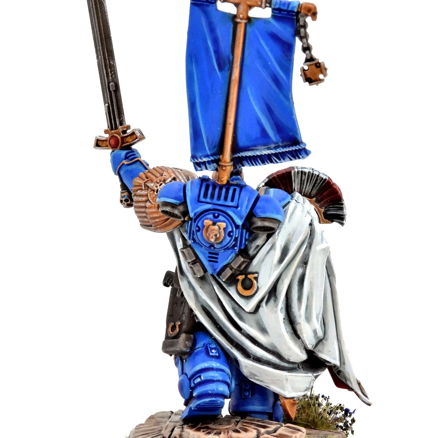 SPACE MARINES Ultramarines Cato Sicarius #1 COMMISSION PRO PAINTED 40K