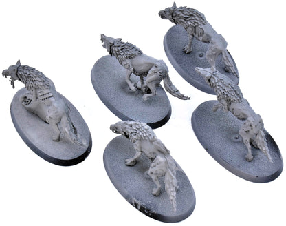 SOULBLIGHT GRAVELORDS 5 Dire Wolves #1 Warhammer Sigmar 7192