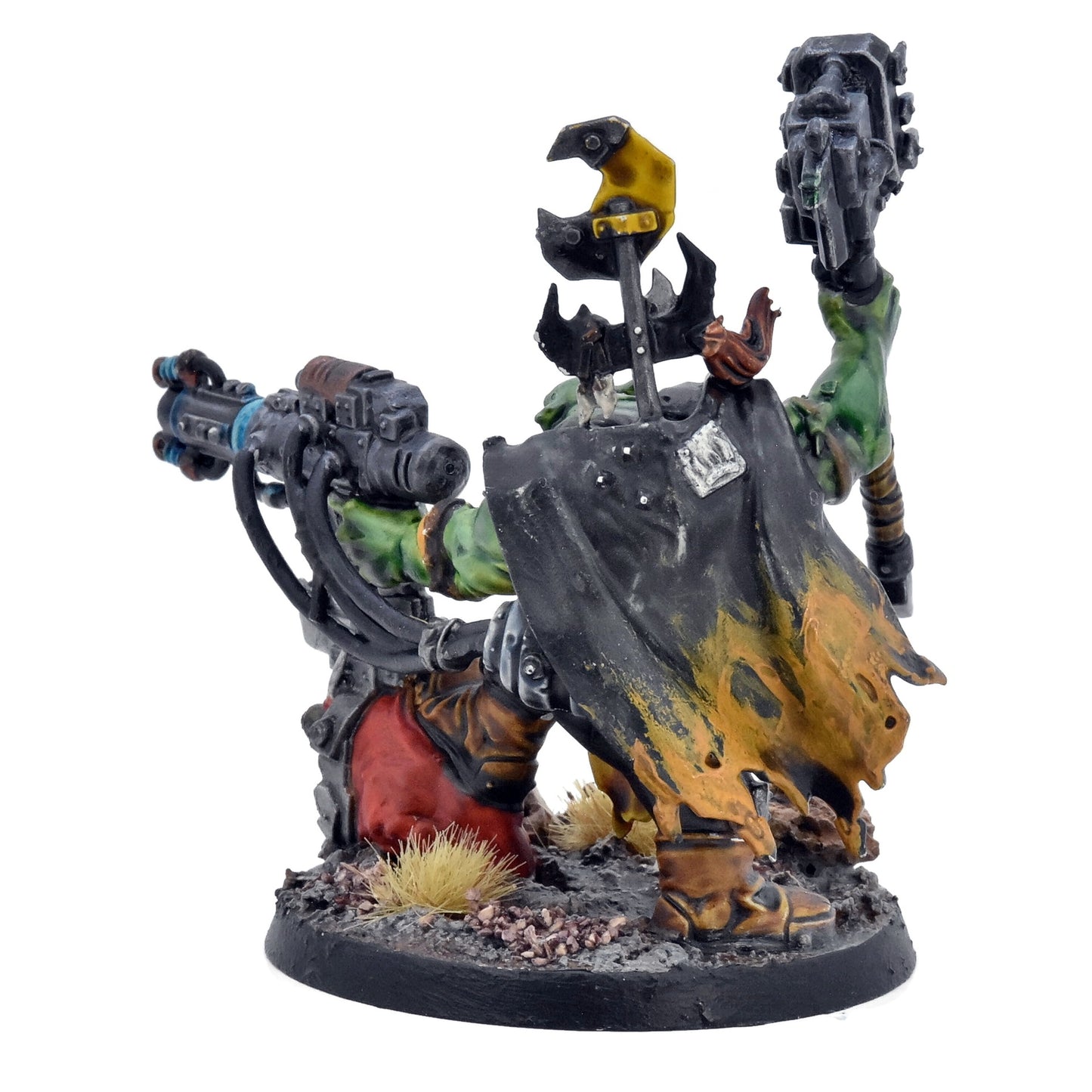 ORKS Warboss Ufthak Blackhawk #1 WELL PAINTED Warhammer 40K 5732
