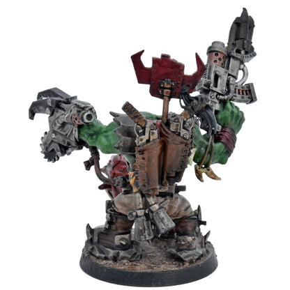 ORKS Warboss With Attack Squig #2 WELL PAINTED Warhammer 40K 5763