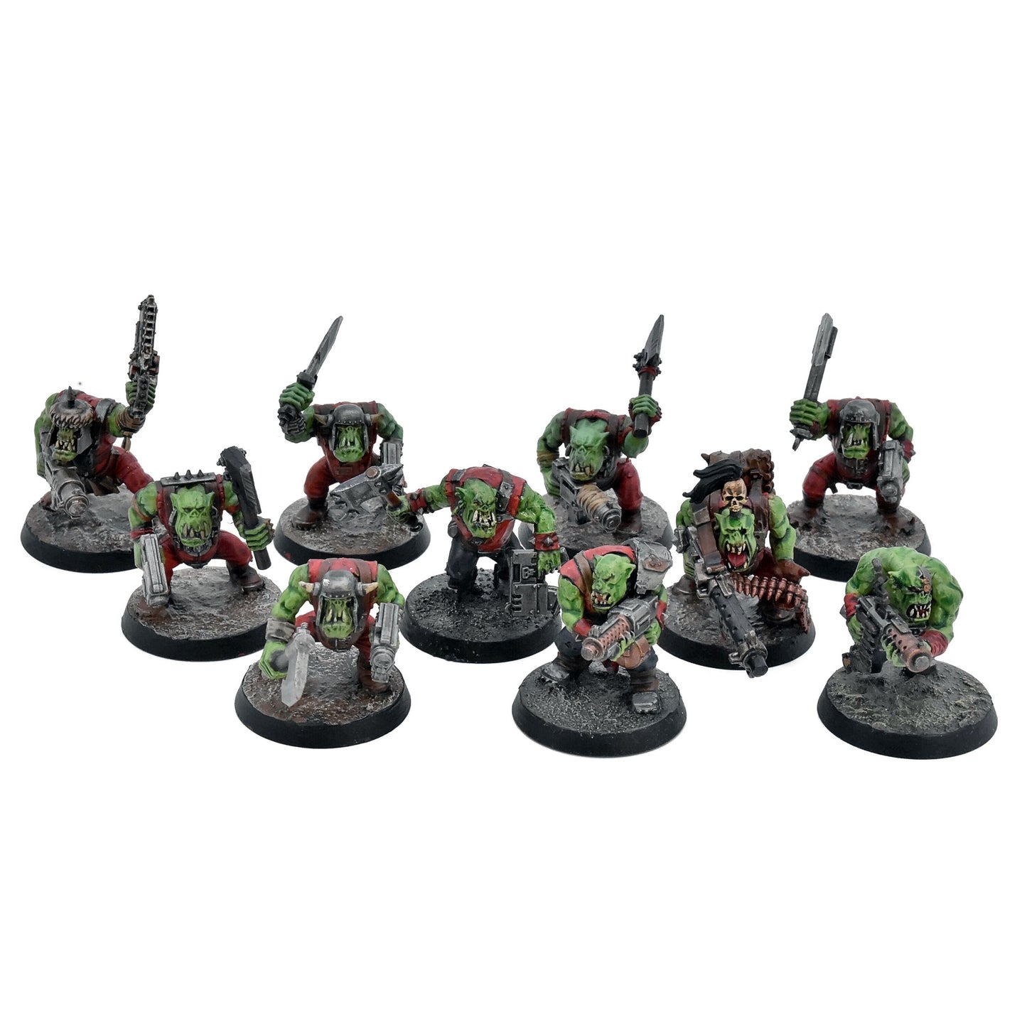 ORKS 10 Ork Boyz #10 Warhammer 40K 5800