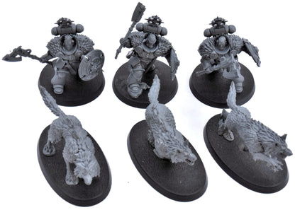 SPACE WOLVES 3 Wolf Guard Headtakers #1 Warhammer 40K 7635