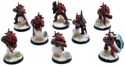 TAU EMPIRE 8 Fire Warriors #1 CONVERTED Warhammer 40K 7703