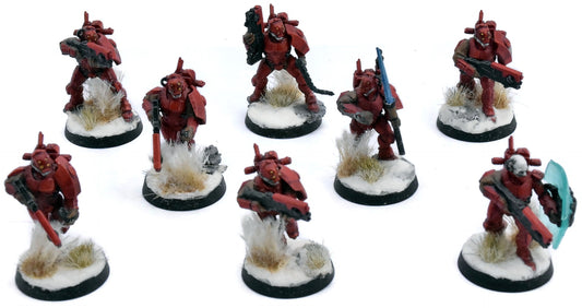 TAU EMPIRE 8 Fire Warriors #1 CONVERTED Warhammer 40K 7703