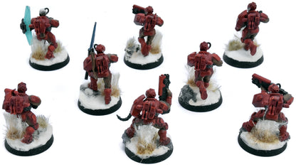 TAU EMPIRE 8 Fire Warriors #1 CONVERTED Warhammer 40K 7703