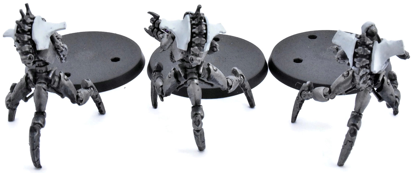 NECRONS 3 Lokhust Heavy Destroyers #1 CONVERTED Skorpekh Destroyers 7758