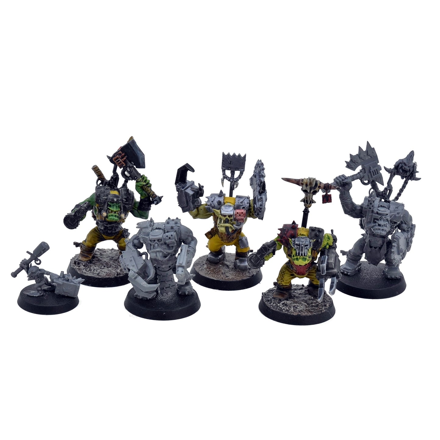 ORKS 5 Ork Nobz #1 Warhammer 40K 5961
