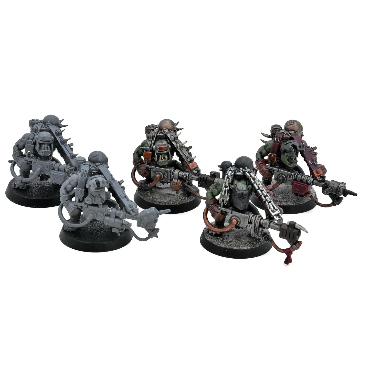 ORKS 5 Ork Burna Boyz #1 Warhammer 40K 6005