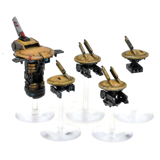 TAU EMPIRE 5 Drones #1 PRO PAINTED Warhammer 40K 6135