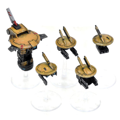 TAU EMPIRE 5 Drones #1 PRO PAINTED Warhammer 40K 6135