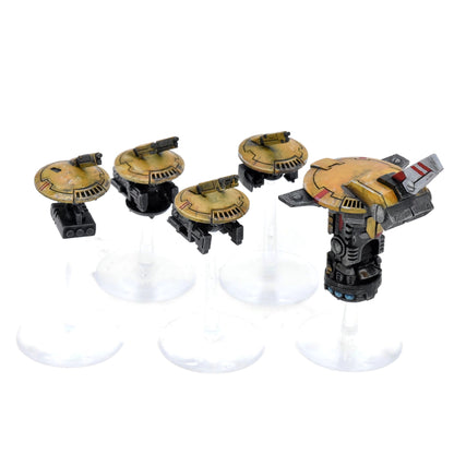 TAU EMPIRE 5 Drones #1 PRO PAINTED Warhammer 40K 6135