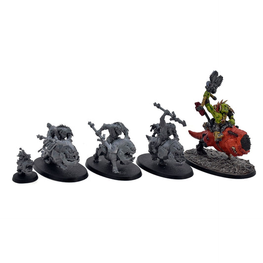 ORKS 4 Squighog Boyz #1 Warhammer 40K 6210