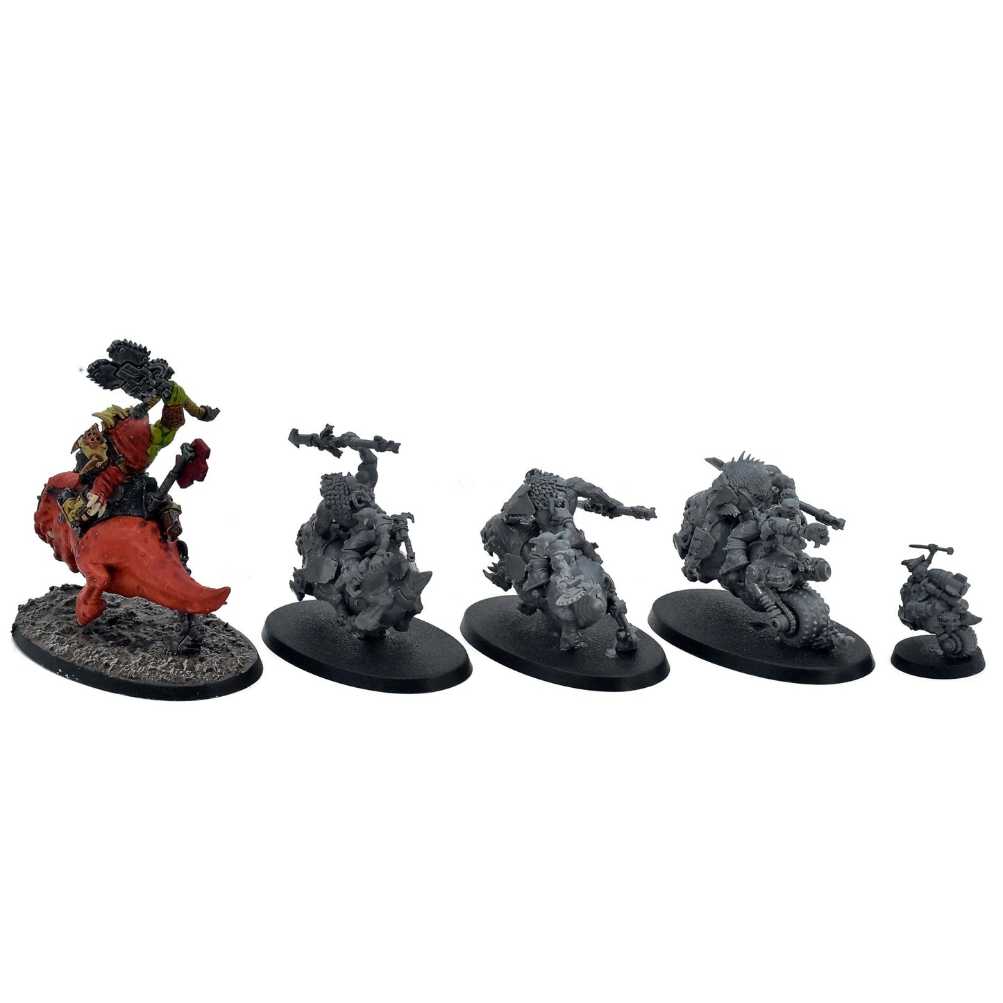 ORKS 4 Squighog Boyz #1 Warhammer 40K 6210
