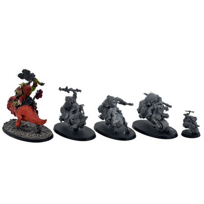 ORKS 4 Squighog Boyz #1 Warhammer 40K 6210
