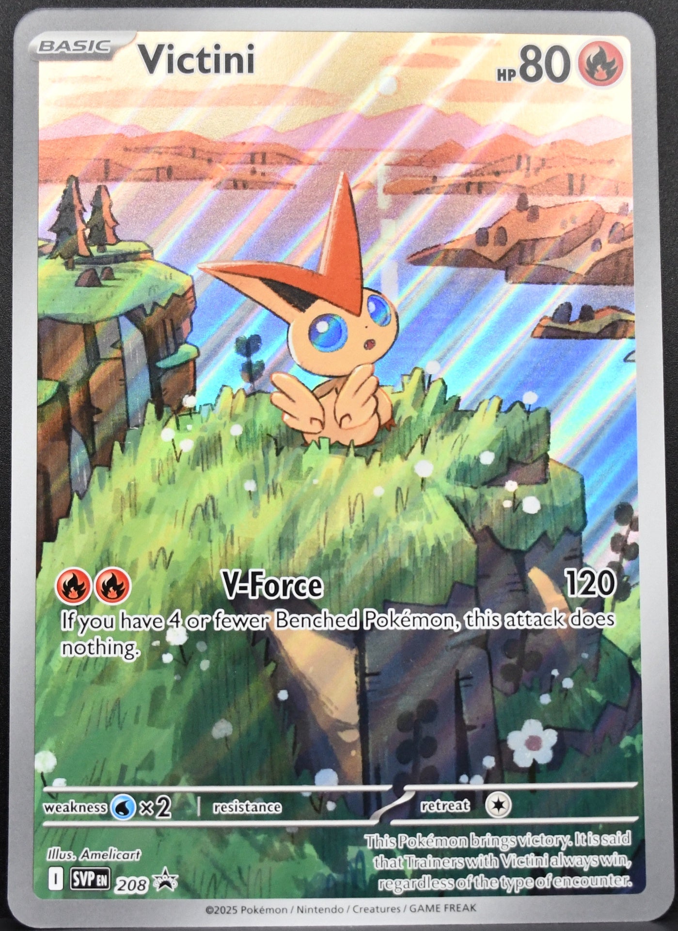 Pokémon Victini JUMBO 208 MP Holofoil English
