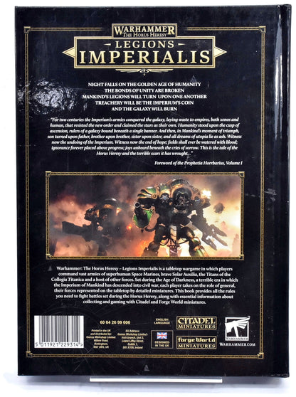 HORUS HERESY Legions Imperialis Rulebook (English) Ok Condition #1 8380