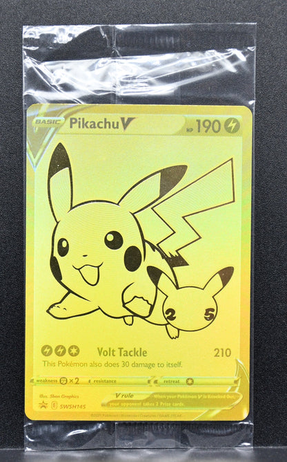 Pokémon Pikachu V SWSH145 SEALED holofoil English