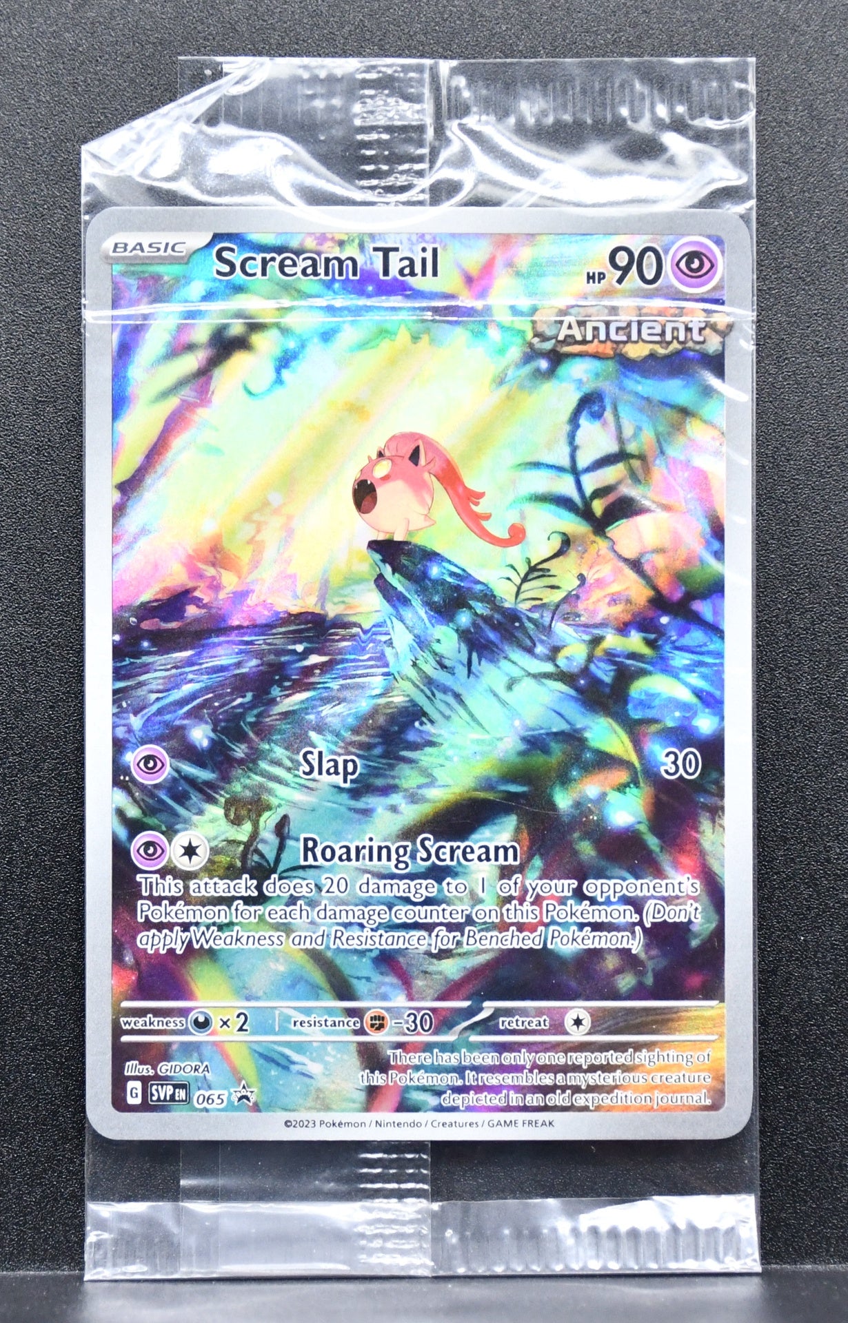Pokémon Scream Tail 065 SEALED holofoil English