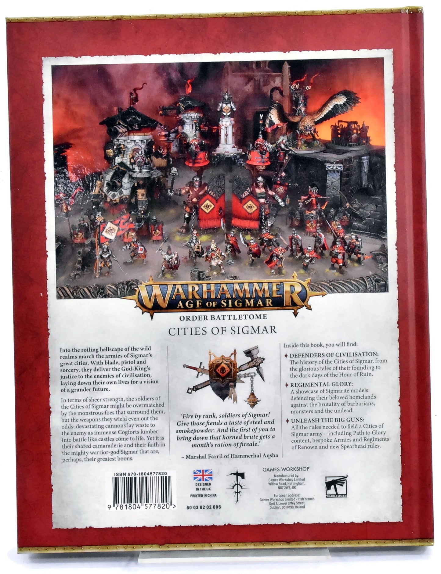AOS BOOKS & ACCESSORIES Battletome Cities Of Sigmar Good Condition #1 2897