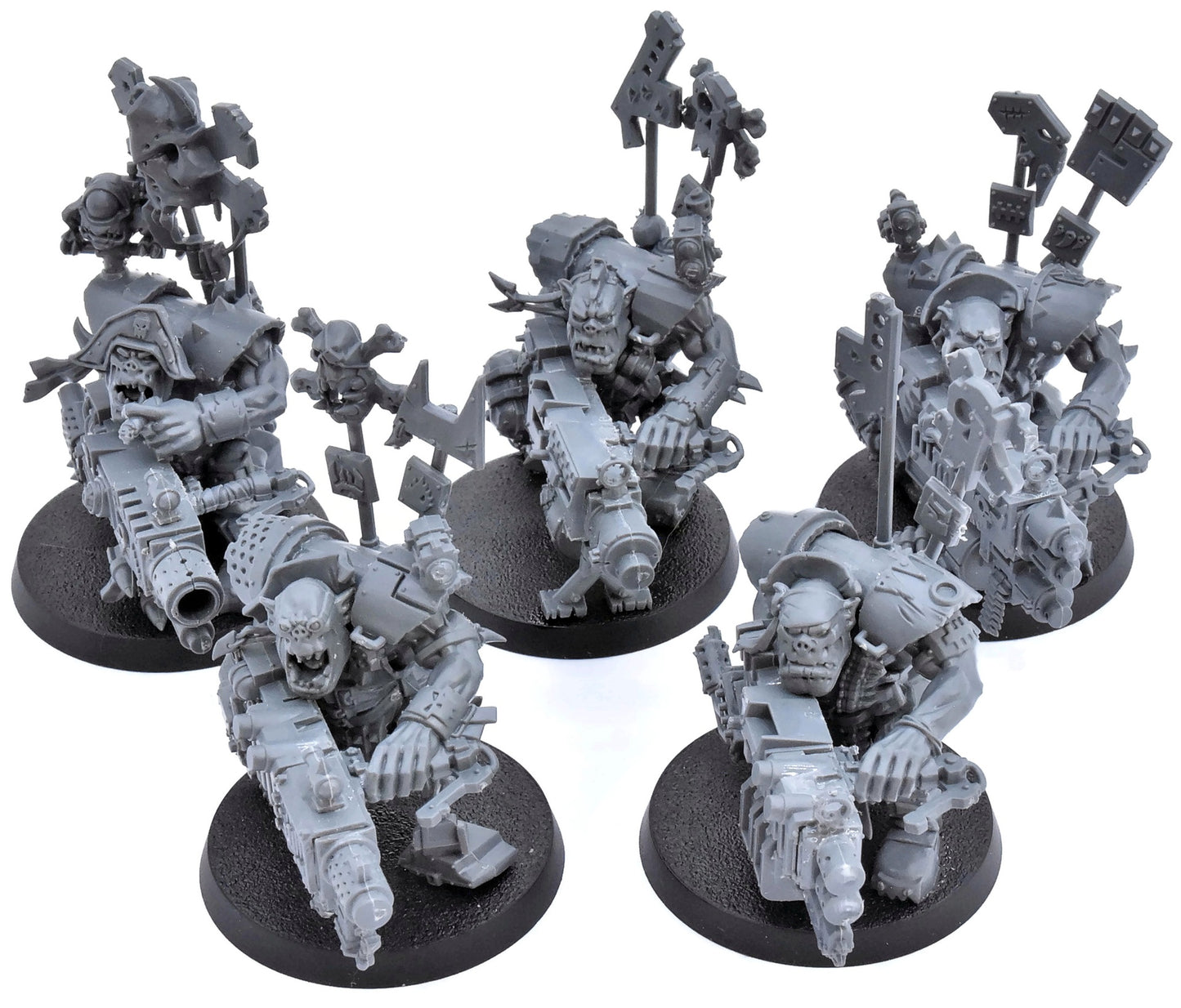 ORKS 5 Ork Flash Gitz #1 Warhammer 40K 2972