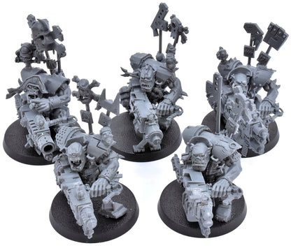 ORKS 5 Ork Flash Gitz #1 Warhammer 40K 2972