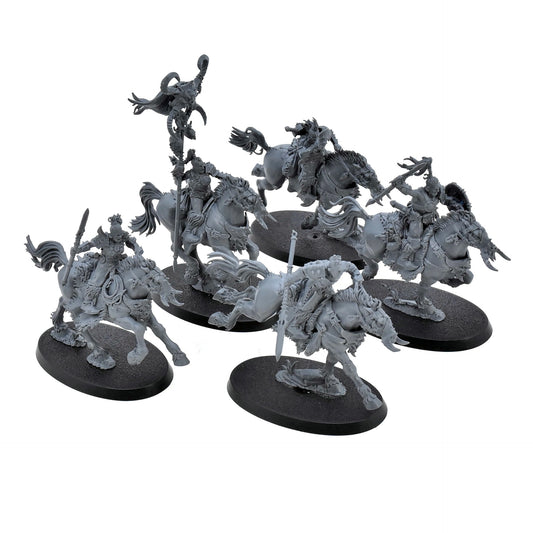 SLAVES TO DARKNESS 5 Darkoath Fellriders #1 Warhammer Sigmar 6609