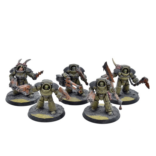 LOYALIST LEGION 5 Terminator Squad #1 Horus Heresy 6968 WELL PAINTED