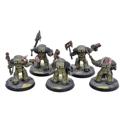 LOYALIST LEGION 5 Terminator Squad #1 Horus Heresy 6968 WELL PAINTED