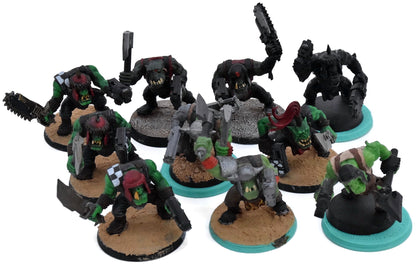 ORKS 10 Ork Boyz #10 Warhammer 40K 3221