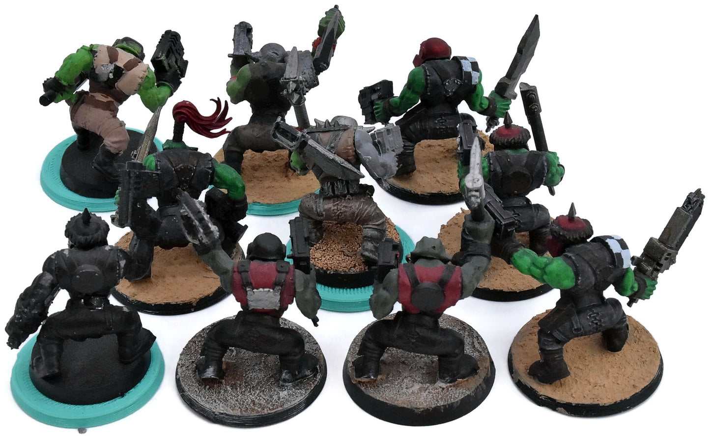 ORKS 10 Ork Boyz #10 Warhammer 40K 3221