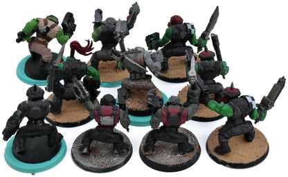 ORKS 10 Ork Boyz #10 Warhammer 40K 3221