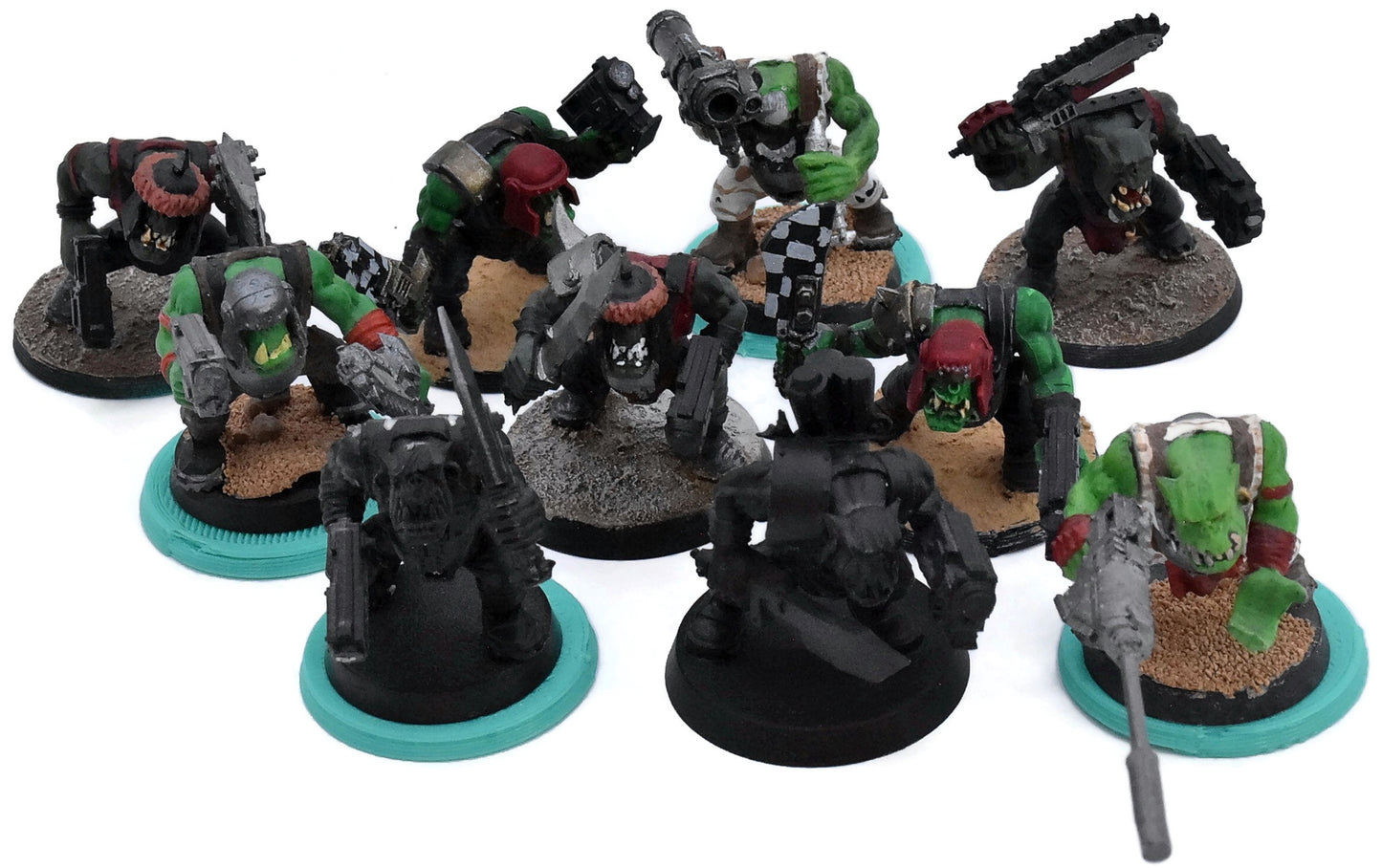 ORKS 10 Ork Boyz #8 Warhammer 40K 3245